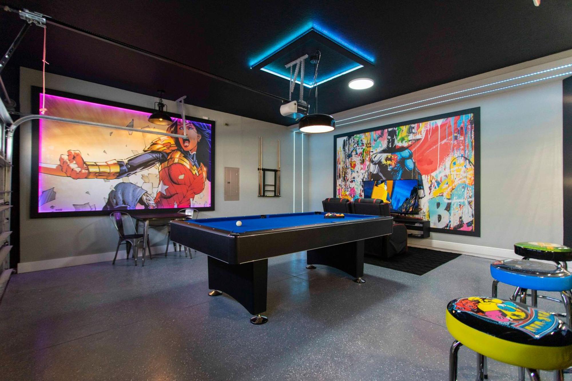 Beautiful Themed Single Home With Private Pool And Game Room Ec0405 Орландо Экстерьер фото